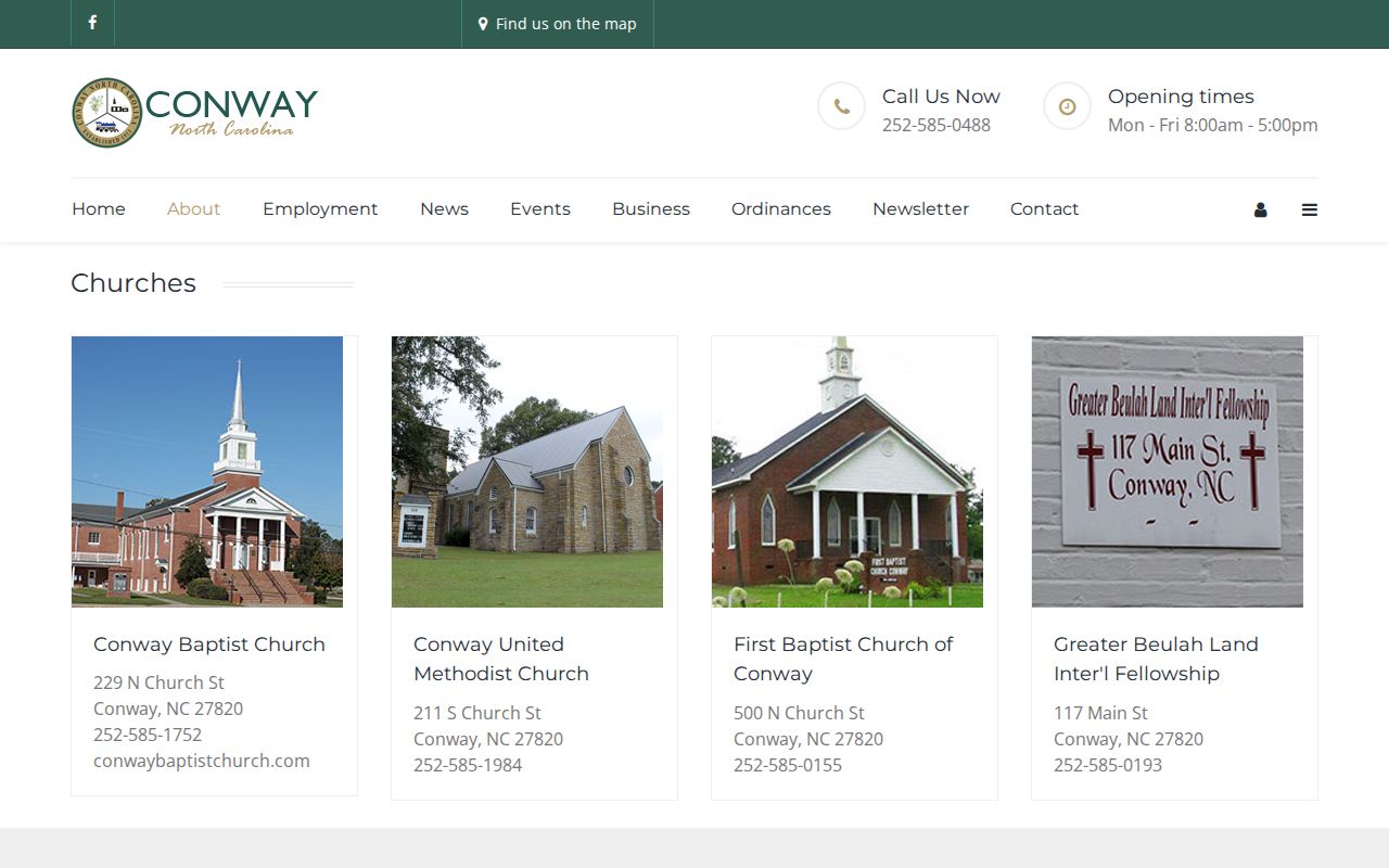 Conway court records town context source