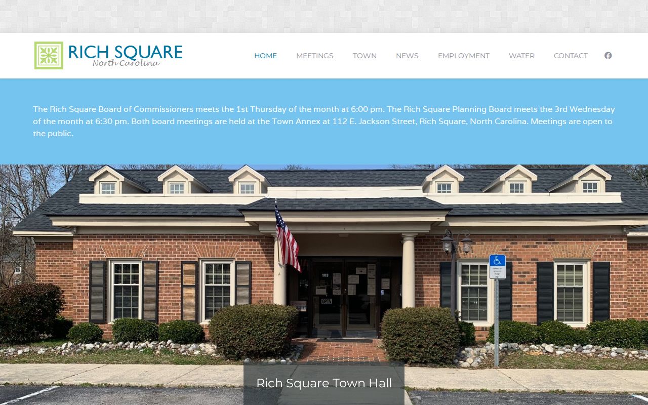 Rich Square court records context from the official town website